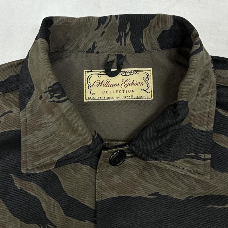 バズリクソンズ Buzz Rickson s ジャケット、上着 ジャンパー、ブルゾン 25AW WILLIAM GIBSON ウィリアム ギブソン BLACK TIGER PATTERN JACKET OVER DYE BR15778 M メンズ USED 古着 中古 50160583