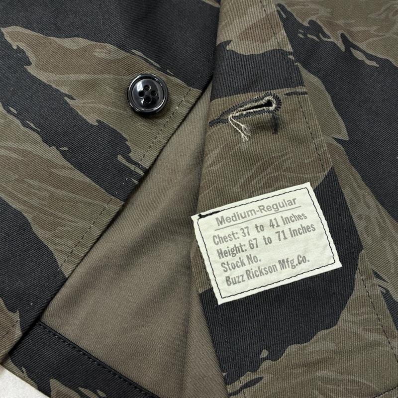 バズリクソンズ Buzz Rickson s ジャケット、上着 ジャンパー、ブルゾン 25AW WILLIAM GIBSON ウィリアム ギブソン BLACK TIGER PATTERN JACKET OVER DYE BR15778 M メンズ USED 古着 中古 50160583