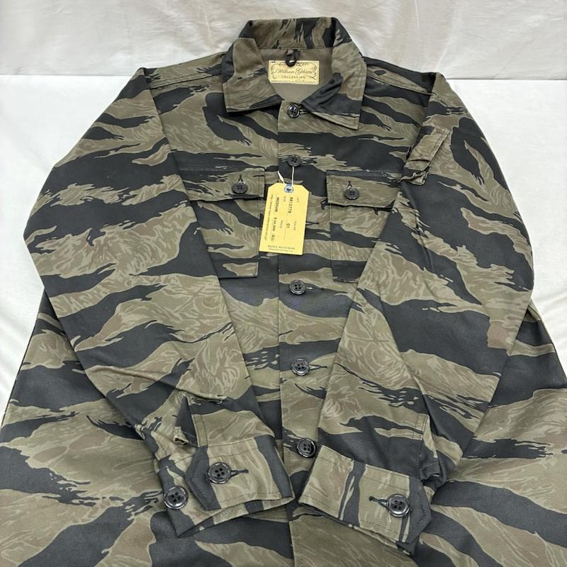 バズリクソンズ Buzz Rickson s ジャケット、上着 ジャンパー、ブルゾン 25AW WILLIAM GIBSON ウィリアム ギブソン BLACK TIGER PATTERN JACKET OVER DYE BR15778 M メンズ USED 古着 中古 50160583