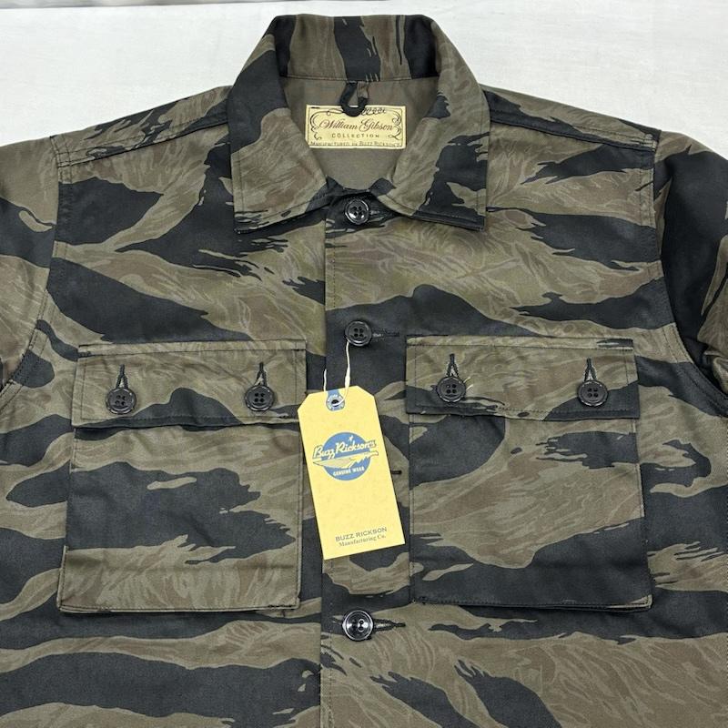 バズリクソンズ Buzz Rickson s ジャケット、上着 ジャンパー、ブルゾン 25AW WILLIAM GIBSON ウィリアム ギブソン BLACK TIGER PATTERN JACKET OVER DYE BR15778 S メンズ USED 古着 中古 50160584