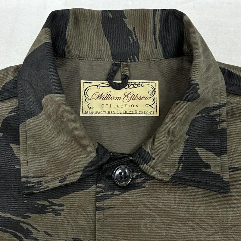 バズリクソンズ Buzz Rickson s ジャケット、上着 ジャンパー、ブルゾン 25AW WILLIAM GIBSON ウィリアム ギブソン BLACK TIGER PATTERN JACKET OVER DYE BR15778 S メンズ USED 古着 中古 50160584