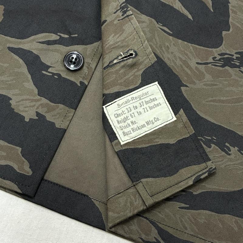 バズリクソンズ Buzz Rickson s ジャケット、上着 ジャンパー、ブルゾン 25AW WILLIAM GIBSON ウィリアム ギブソン BLACK TIGER PATTERN JACKET OVER DYE BR15778 S メンズ USED 古着 中古 50160584