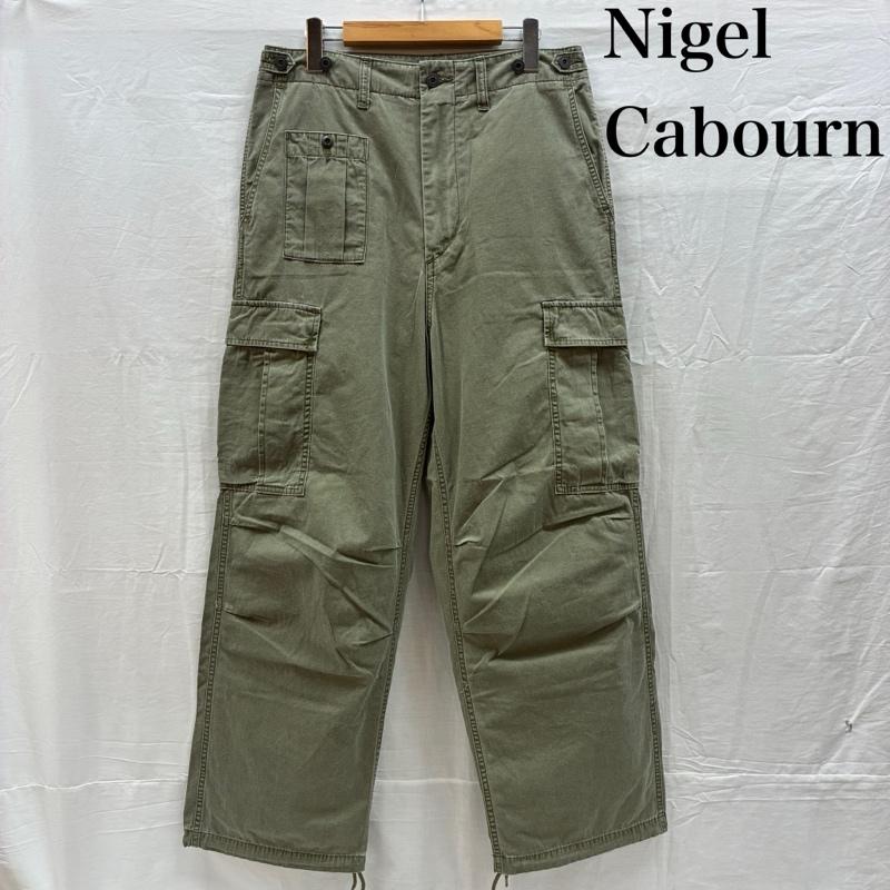 ナイジェルケーボン Nigel Cabourn パンツ ワークパンツ、ペインターパンツ ARMY CARGO PANT PIGMENT COTTON NYLON アーミー カーゴパンツ ピグメント コットン ナイロン 8050-00-50212 32インチ メンズ USED 古着 中古 50160597