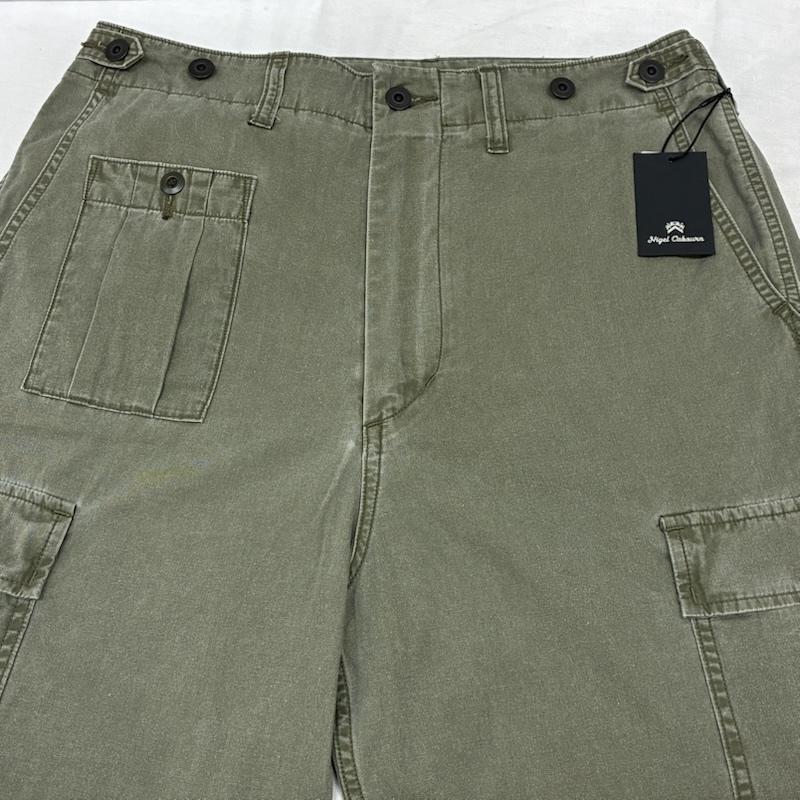 ナイジェルケーボン Nigel Cabourn パンツ ワークパンツ、ペインターパンツ ARMY CARGO PANT PIGMENT COTTON NYLON アーミー カーゴパンツ ピグメント コットン ナイロン 8050-00-50212 32インチ メンズ USED 古着 中古 50160597