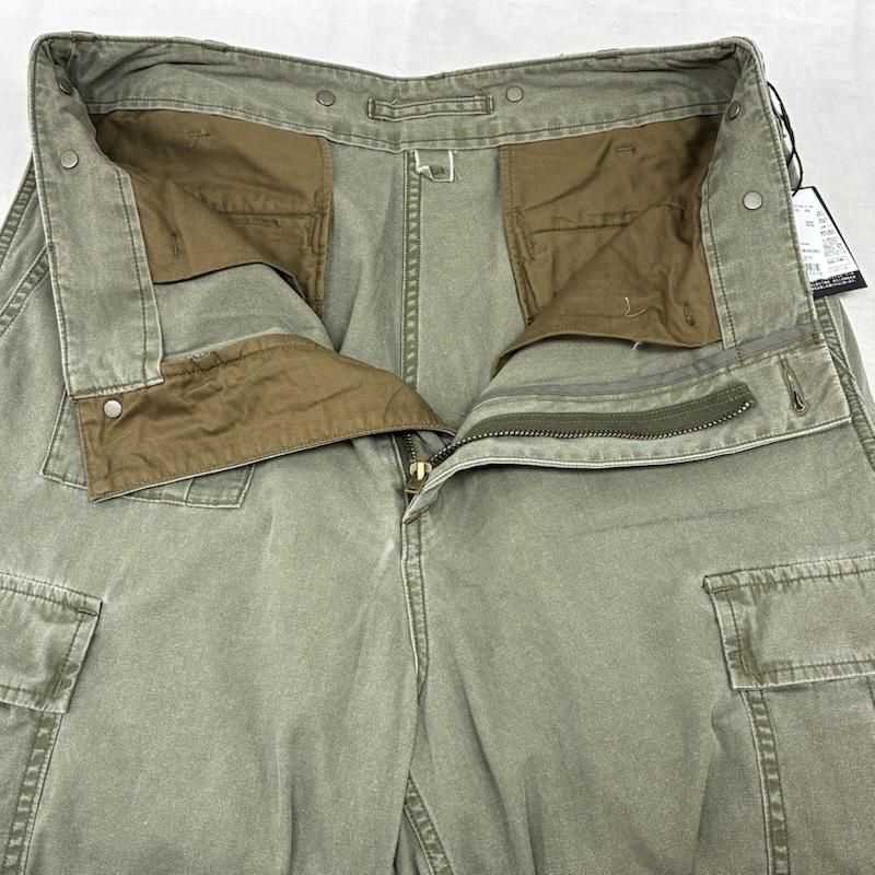 ナイジェルケーボン Nigel Cabourn パンツ ワークパンツ、ペインターパンツ ARMY CARGO PANT PIGMENT COTTON NYLON アーミー カーゴパンツ ピグメント コットン ナイロン 8050-00-50212 32インチ メンズ USED 古着 中古 50160597