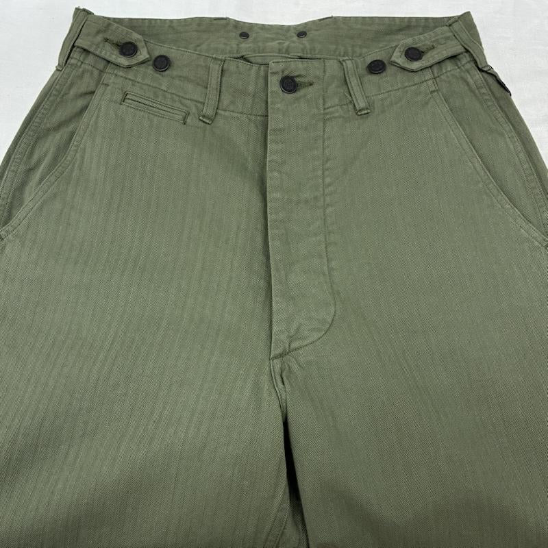 ナイジェルケーボン Nigel Cabourn パンツ ワークパンツ、ペインターパンツ LIMITED EDITION M43 MODIFY MIX PANT SZ HERRINGBONE 別注 ヘリンボーン ミリタリー パンツ 8051-00-50500 30インチ メンズ USED 古着 中古 50160600
