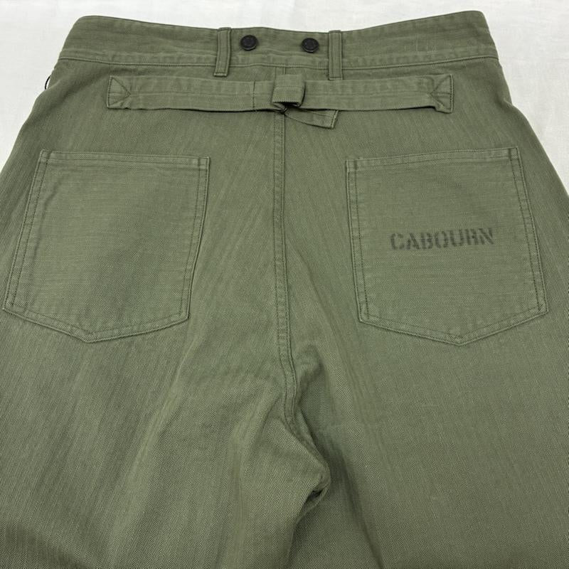 ナイジェルケーボン Nigel Cabourn パンツ ワークパンツ、ペインターパンツ LIMITED EDITION M43 MODIFY MIX PANT SZ HERRINGBONE 別注 ヘリンボーン ミリタリー パンツ 8051-00-50500 30インチ メンズ USED 古着 中古 50160600