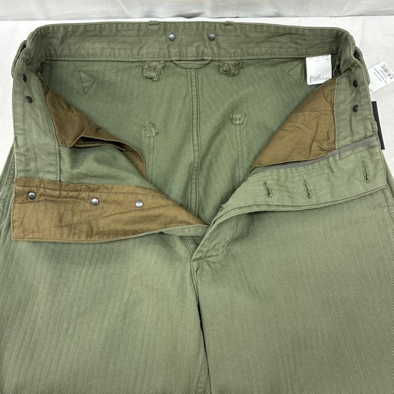 ナイジェルケーボン Nigel Cabourn パンツ ワークパンツ、ペインターパンツ LIMITED EDITION M43 MODIFY MIX PANT SZ HERRINGBONE 別注 ヘリンボーン ミリタリー パンツ 8051-00-50500 30インチ メンズ USED 古着 中古 50160600