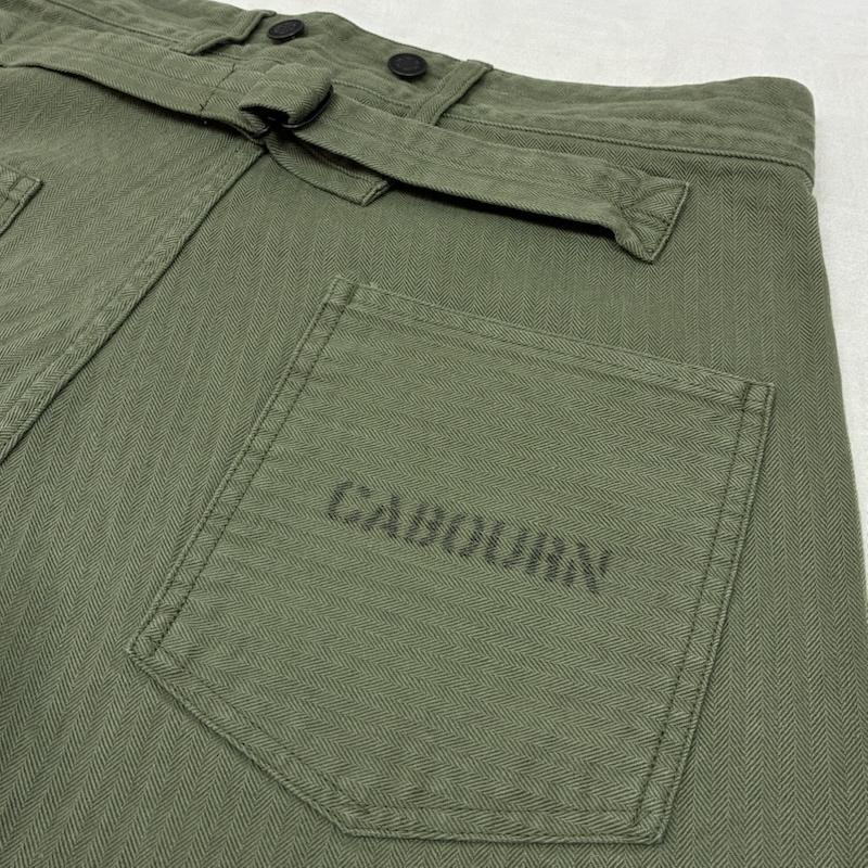 ナイジェルケーボン Nigel Cabourn パンツ ワークパンツ、ペインターパンツ LIMITED EDITION M43 MODIFY MIX PANT SZ HERRINGBONE 別注 ヘリンボーン ミリタリー パンツ 8051-00-50500 30インチ メンズ USED 古着 中古 50160600
