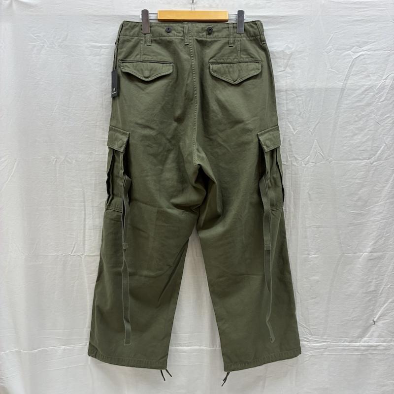ナイジェルケーボン Nigel Cabourn パンツ ワークパンツ、ペインターパンツ ARMY CARGO PANT アーミー カーゴ パンツ バックサテン コットン 8050-00-50012 32インチ メンズ USED 古着 中古 50160602