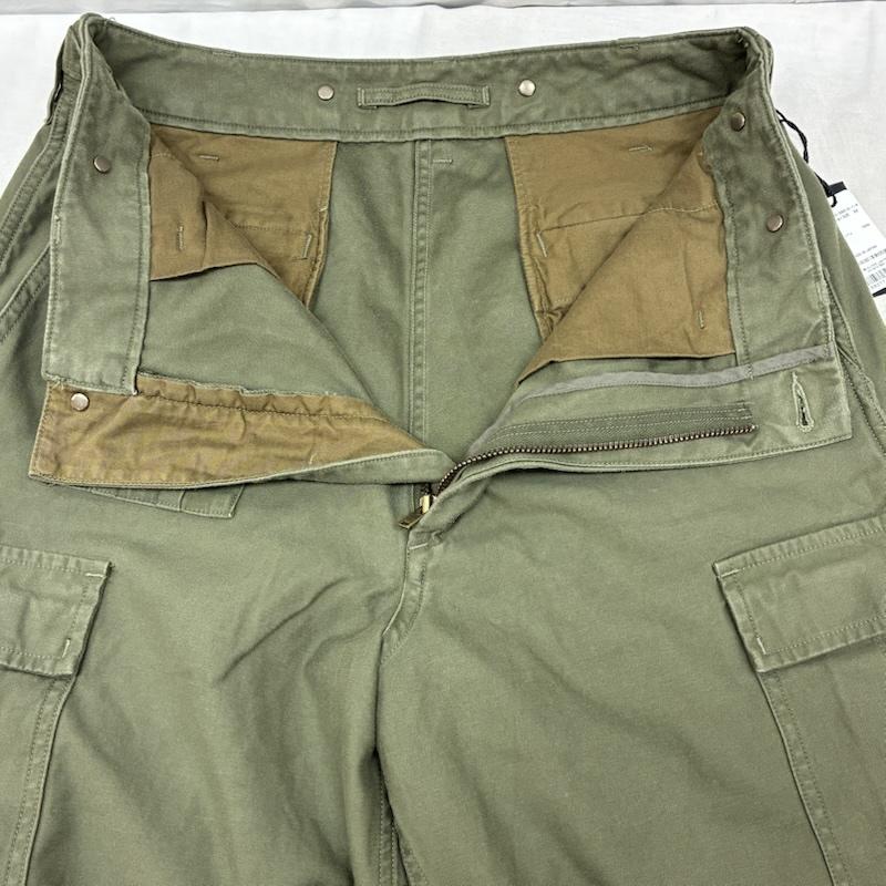 ナイジェルケーボン Nigel Cabourn パンツ ワークパンツ、ペインターパンツ ARMY CARGO PANT アーミー カーゴ パンツ バックサテン コットン 8050-00-50012 32インチ メンズ USED 古着 中古 50160602