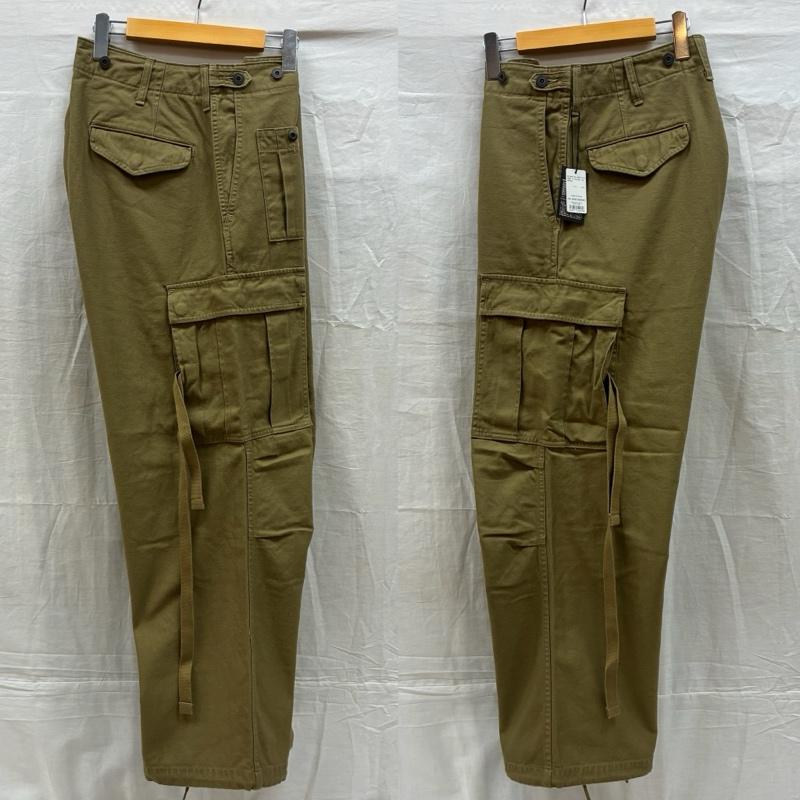 ナイジェルケーボン Nigel Cabourn パンツ ワークパンツ、ペインターパンツ ARMY CARGO PANT アーミー カーゴ パンツ バックサテン コットン 8050-00-50012 32インチ メンズ USED 古着 中古 50160604