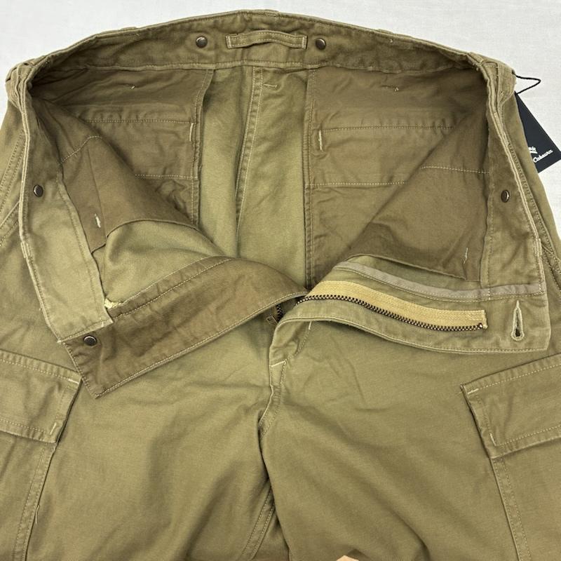 ナイジェルケーボン Nigel Cabourn パンツ ワークパンツ、ペインターパンツ ARMY CARGO PANT アーミー カーゴ パンツ バックサテン コットン 8050-00-50012 32インチ メンズ USED 古着 中古 50160604