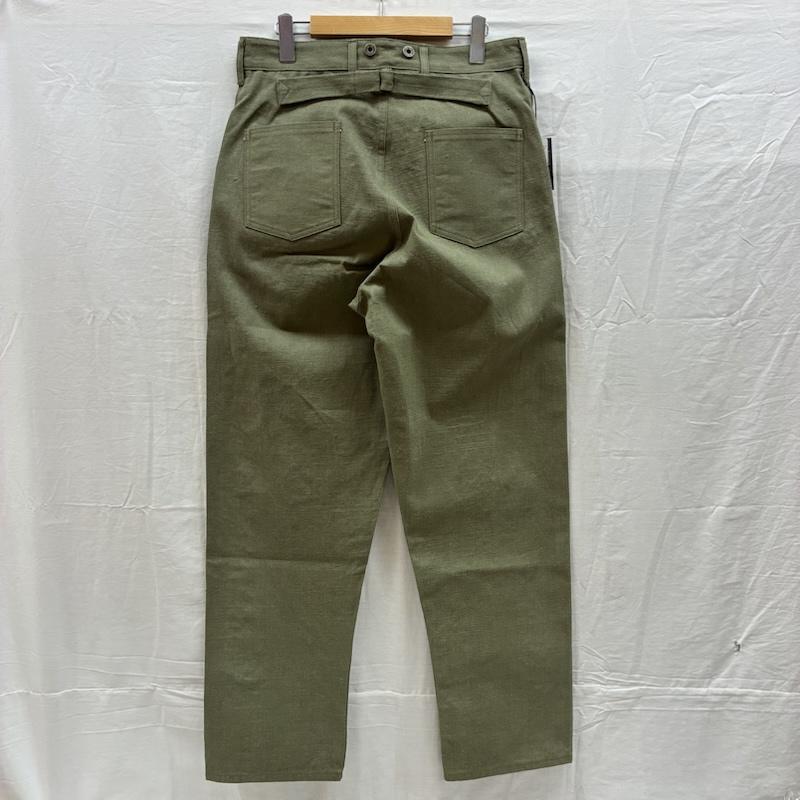 ナイジェルケーボン Nigel Cabourn パンツ ワークパンツ、ペインターパンツ 30s US ARMY ミリタリー パンツ 8051-00-50035 サスペンダー ボタン シンチバック 30インチ メンズ USED 古着 中古 50160605