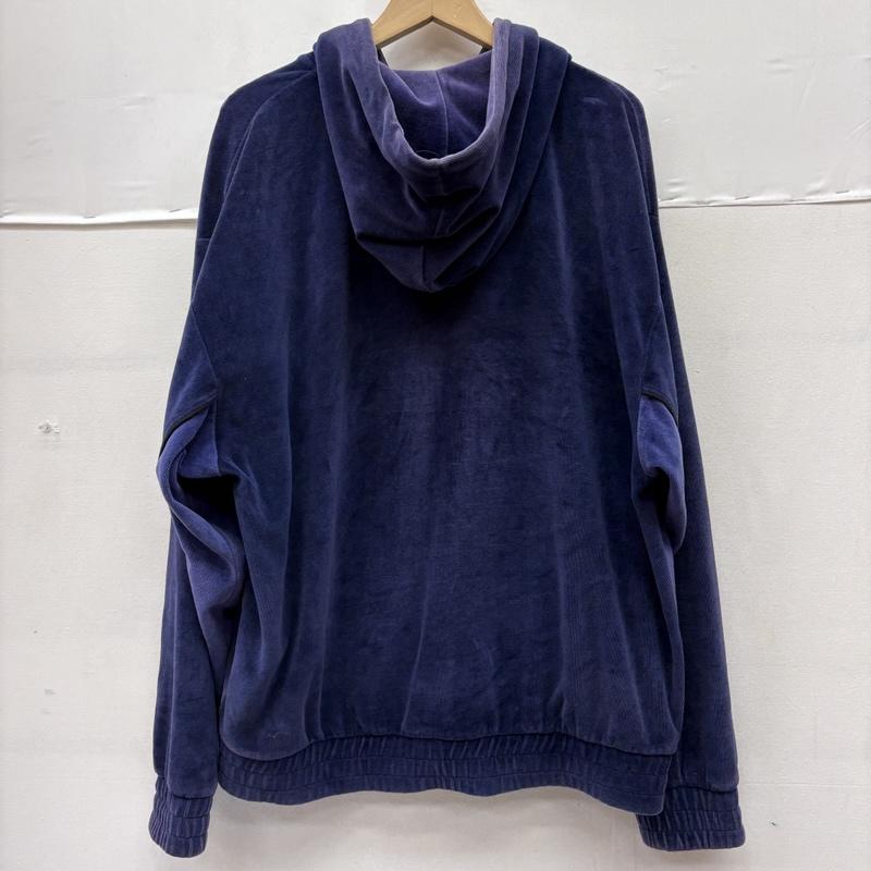 古着 USED パーカー 長袖 YARDSALE ヤードセール Gem velour Hood ベロア ジップ パーカー L 紫 / パープル / purple メンズ USED 古着 中古 50160614