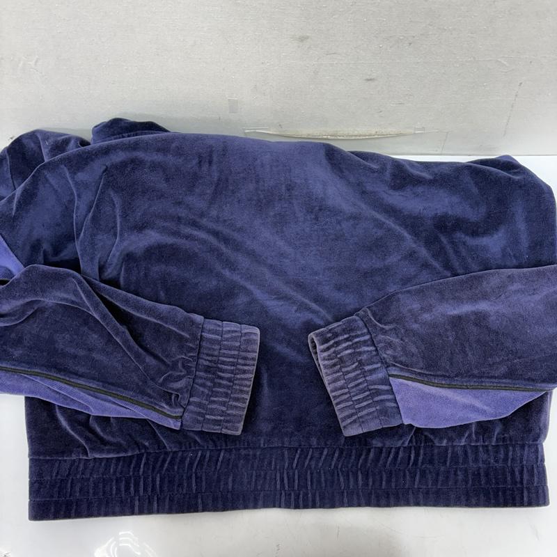 古着 USED パーカー 長袖 YARDSALE ヤードセール Gem velour Hood ベロア ジップ パーカー L 紫 / パープル / purple メンズ USED 古着 中古 50160614