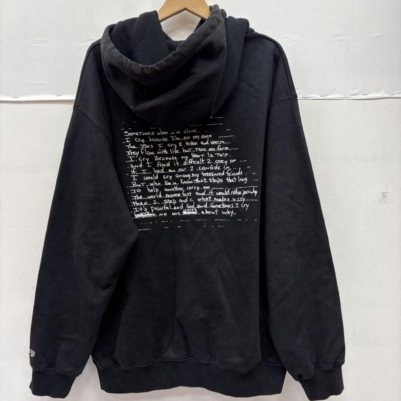 エクストララージ XLARGE パーカー 長袖 2PAC PULLOVER HOODED SWEAT パーカー 101231012025 XL 黒 / ブラック / black メンズ USED 古着 中古 50160615