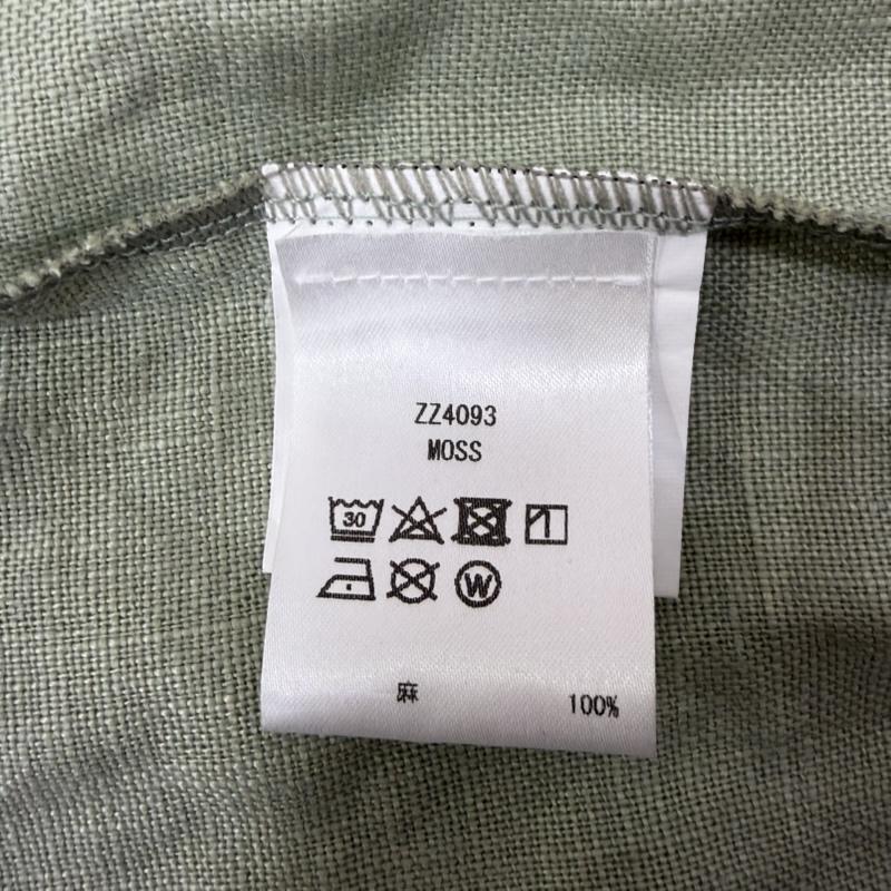 古着 USED ワンピース ロングスカート ZULU&ZEPHYR ズールーアンドゼファー リネングリーンワンピース ZZ4093 MOSS 6 無地 薄緑 / ライトグリーン / X 緑 / グリーン / green レディース USED 古着 中古 50160617