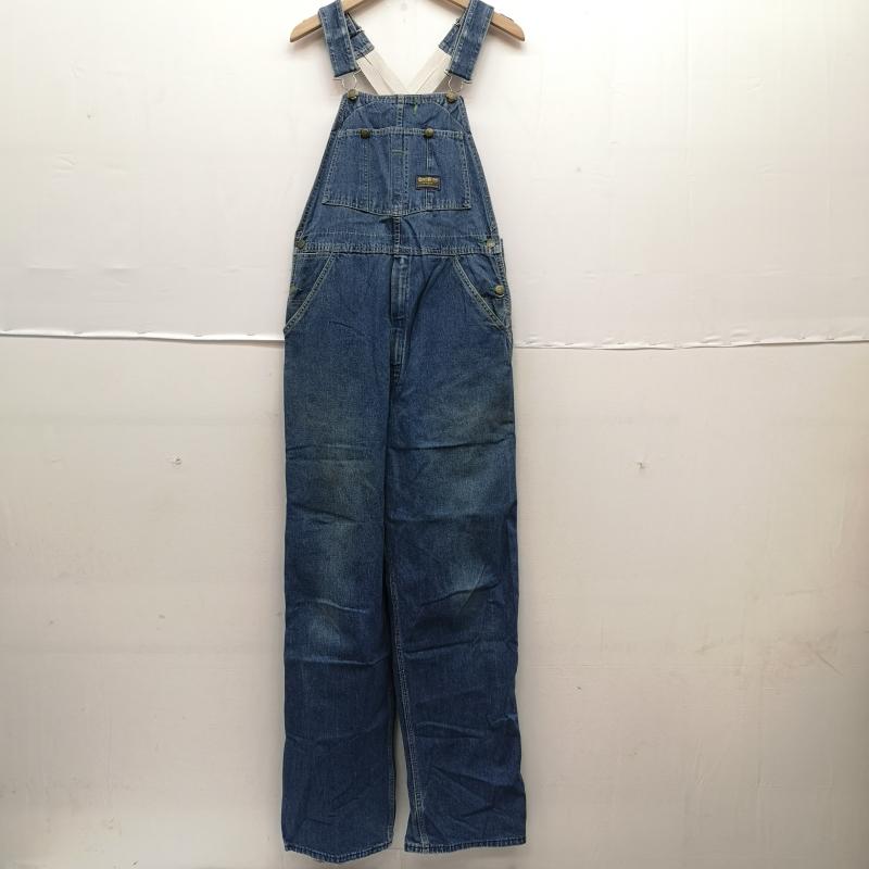 オシュコシュビゴッシュ OSHKOSHB GOSH サロペット・オーバーオール サロペット、オーバーオール 70s 80s USA製 ローバック デニム ワーク オーバーオール 804-1003 W32 L32 L インディゴ / インディゴ / Indigo メンズ USED 古着 中古 50160645