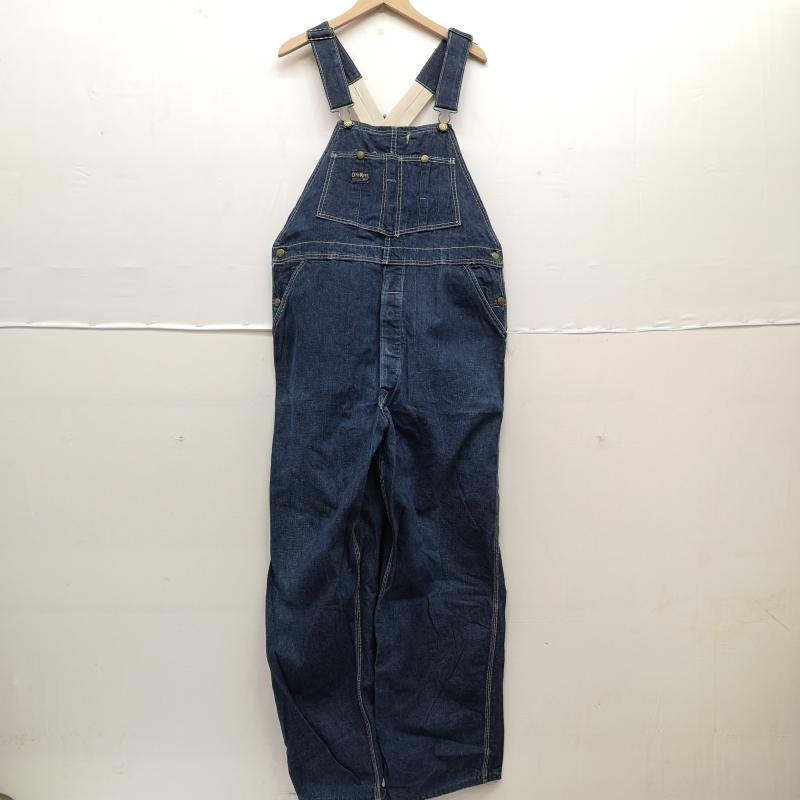 オシュコシュビゴッシュ OSHKOSHB GOSH サロペット・オーバーオール サロペット、オーバーオール 40s 50s ヴィンテージ デニム オーバーオール インディゴ / インディゴ / Indigo メンズ USED 古着 中古 50160646