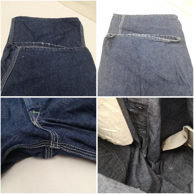 オシュコシュビゴッシュ OSHKOSHB GOSH サロペット・オーバーオール サロペット、オーバーオール 40s 50s ヴィンテージ デニム オーバーオール インディゴ / インディゴ / Indigo メンズ USED 古着 中古 50160646
