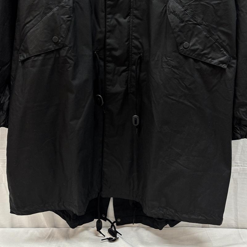 バーブァー Barbour コート コート一般 MWX2250BK11 Torrent Parka トレント パーカ ミリタリー モッズ コート ワックス コットン M 黒 / ブラック / black メンズ USED 古着 中古 50160654