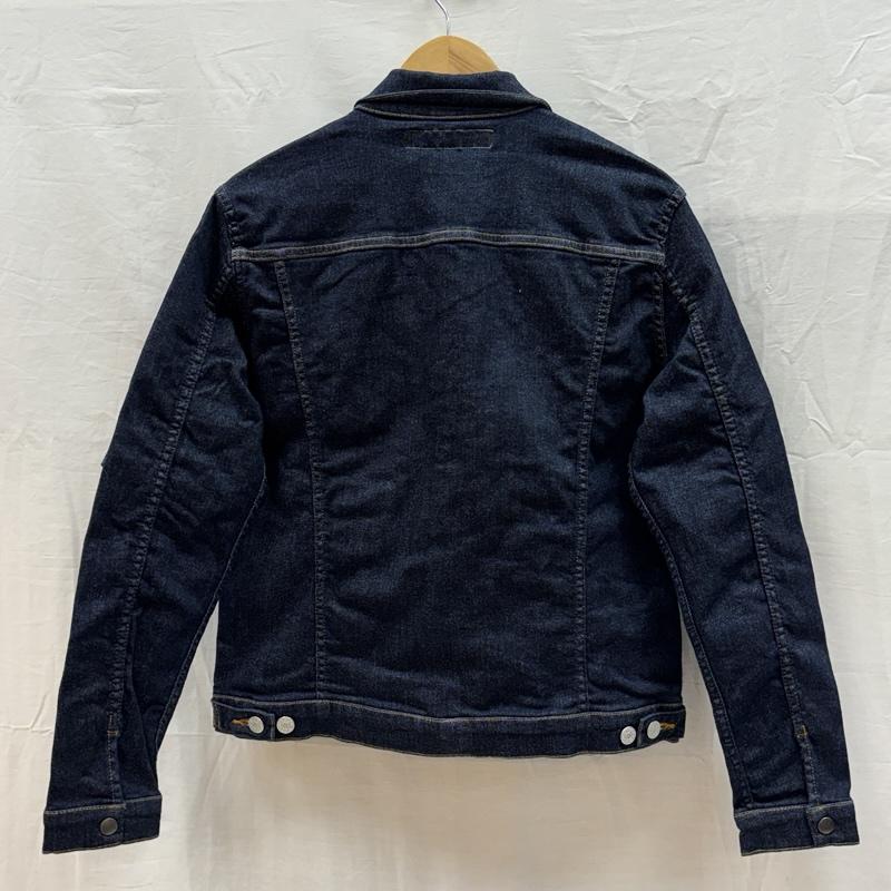 ブルーサクラ BLUE SAKURA ジャケット、上着 ジャンパー、ブルゾン ストレッチ デニム トラッカー ジャケット Gジャン S メンズ USED 古着 中古 50160656