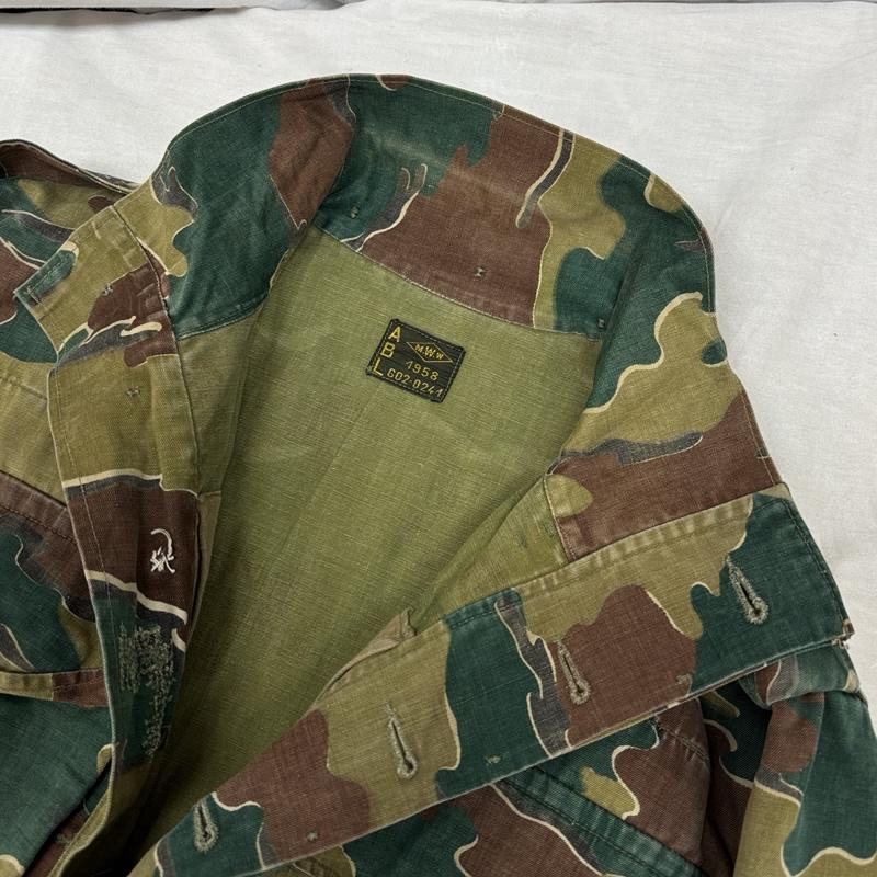 ヴィンテージ VINTAGE ジャケット、上着 ジャンパー、ブルゾン ベルギー軍 50年代 デニソン スモッグ ユーロミリタリー カモフラ 迷彩 ジャケット - カモフラージュ柄・迷彩 メンズ USED 古着 中古 50160658