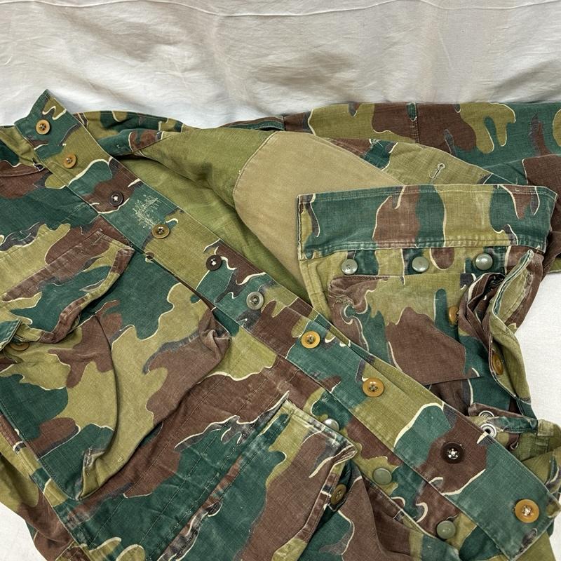 ヴィンテージ VINTAGE ジャケット、上着 ジャンパー、ブルゾン ベルギー軍 50年代 デニソン スモッグ ユーロミリタリー カモフラ 迷彩 ジャケット - カモフラージュ柄・迷彩 メンズ USED 古着 中古 50160658