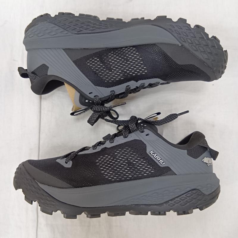 カルフ KARHU アウトドアシューズ アウトドアシューズ IKONI TRAIL WR black×black US8/26cm US：8 ロゴ、文字 黒 / ブラック / black メンズ USED 古着 中古 50160664