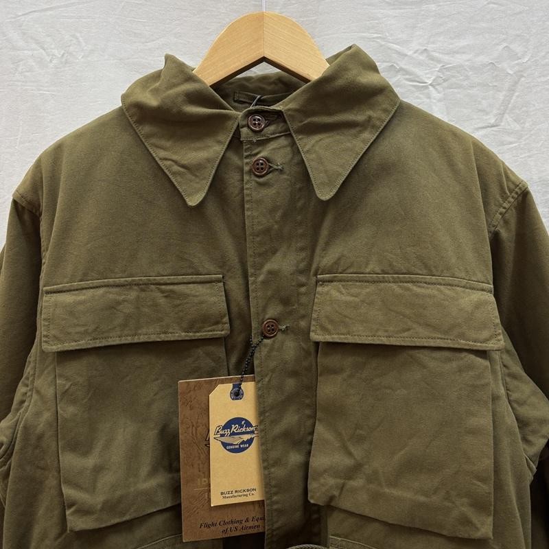バズリクソンズ Buzz Rickson s ジャケット、上着 ジャンパー、ブルゾン BR14696 MOUNTAIN JACKET ミリタリー マウンテン ジャケット ウエストベルト TALON ZIP 38 メンズ USED 古着 中古 50160667