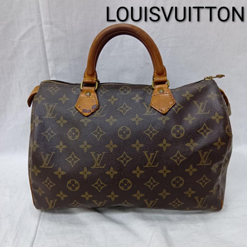 ルイヴィトン LOUIS VUITTON ボストンバッグ ボストンバッグ モノグラム ハンドバッグ スピーディ30 - ロゴ、文字 X 総柄 茶 / ブラウン / brown レディース USED 古着 中古 50160673