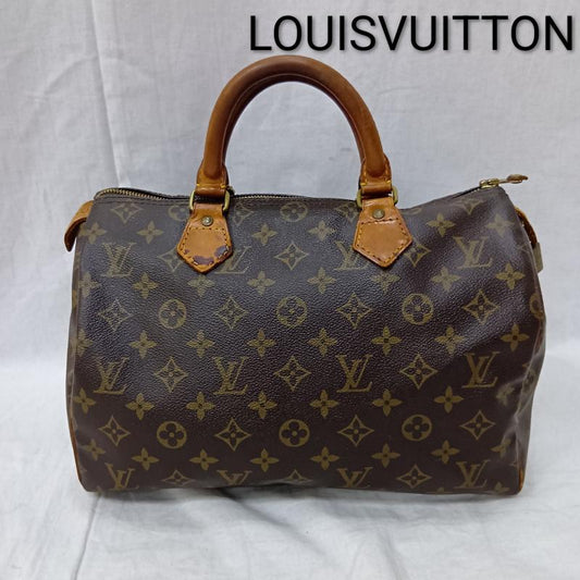 ルイヴィトン LOUIS VUITTON ボストンバッグ ボストンバッグ モノグラム ハンドバッグ スピーディ30 - ロゴ、文字 X 総柄 茶 / ブラウン / brown レディース USED 古着 中古 50160673