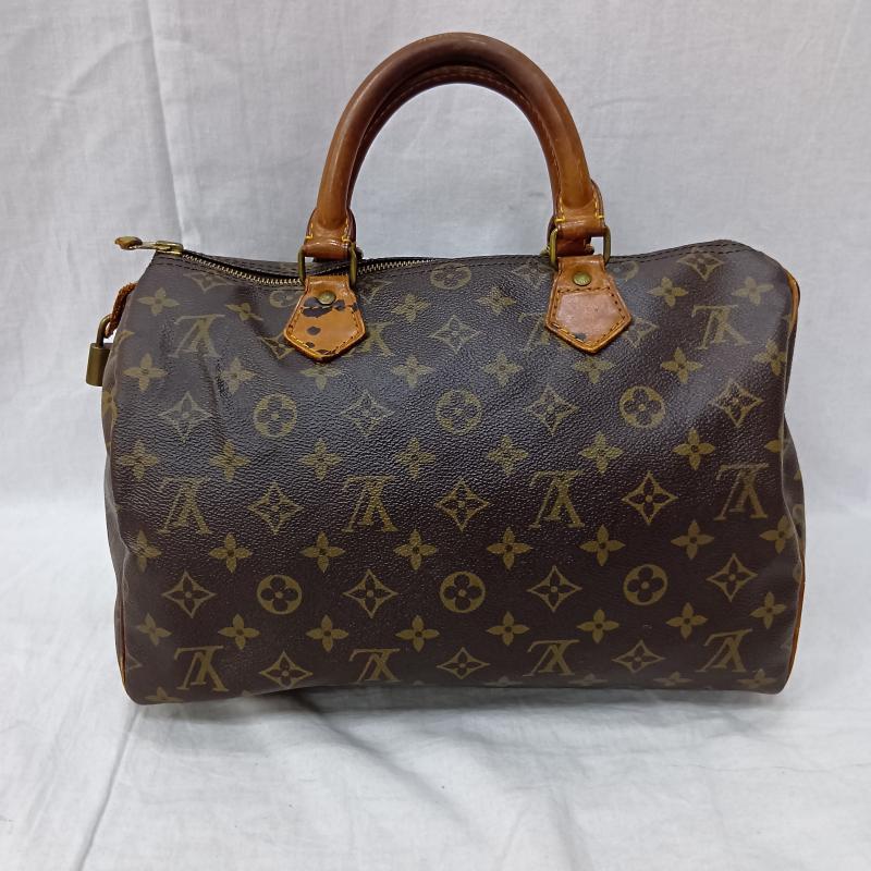 ルイヴィトン LOUIS VUITTON ボストンバッグ ボストンバッグ モノグラム ハンドバッグ スピーディ30 - ロゴ、文字 X 総柄 茶 / ブラウン / brown レディース USED 古着 中古 50160673