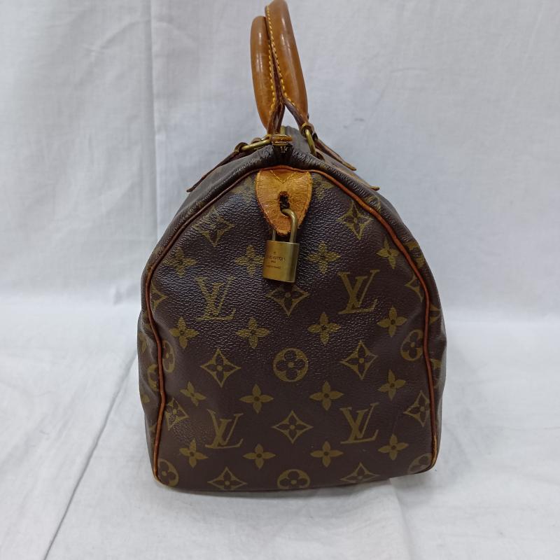 ルイヴィトン LOUIS VUITTON ボストンバッグ ボストンバッグ モノグラム ハンドバッグ スピーディ30 - ロゴ、文字 X 総柄 茶 / ブラウン / brown レディース USED 古着 中古 50160673