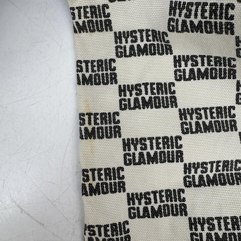 ヒステリックグラマー HYSTERIC GLAMOUR パンツ デニム、ジーンズ 90s 廃盤 ロゴ 総柄 ワイド デニム パンツ XS 白 / ホワイト / white レディース USED 古着 中古 50160676