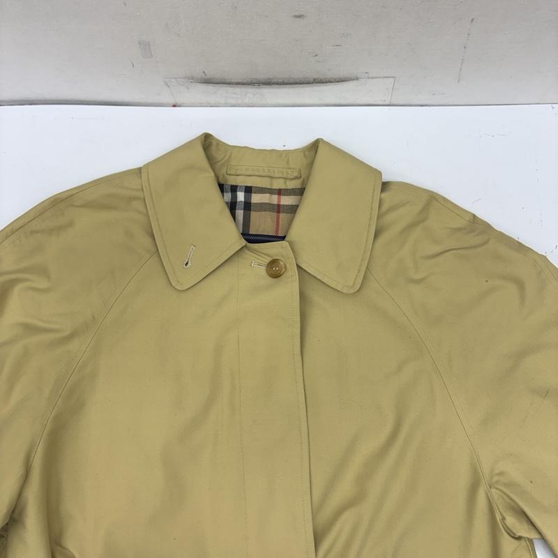 バーバリーズ BURBERRYS コート コート一般 90s コットン ノバチェック ステンカラー コート C-TK83 マスタード / マスタード / レディース USED 古着 中古 50160680