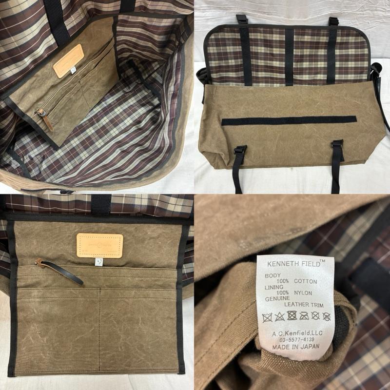 アーツ&クラフト ARTS & CRAFTS メッセンジャーバッグ メッセンジャーバッグ ケネスフィールド ビームス プラス トリプルネーム キャンバス メッセンジャー バッグ 11-61-2146-066 - メンズ USED 古着 中古 50160686