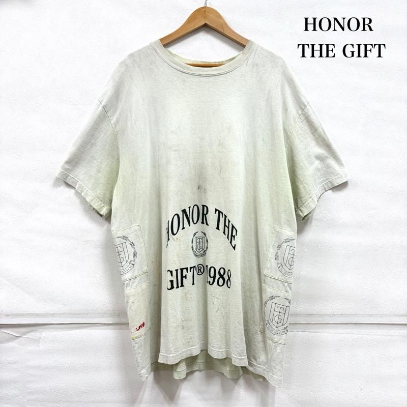 ＵＳフルギ US古着 Tシャツ 半袖 HONOR THE GIFT 半袖 グラフィック ロゴ プリント Tシャツ フェード USA製 XL ロゴ、文字 X プリント メンズ USED 古着 中古 50160697