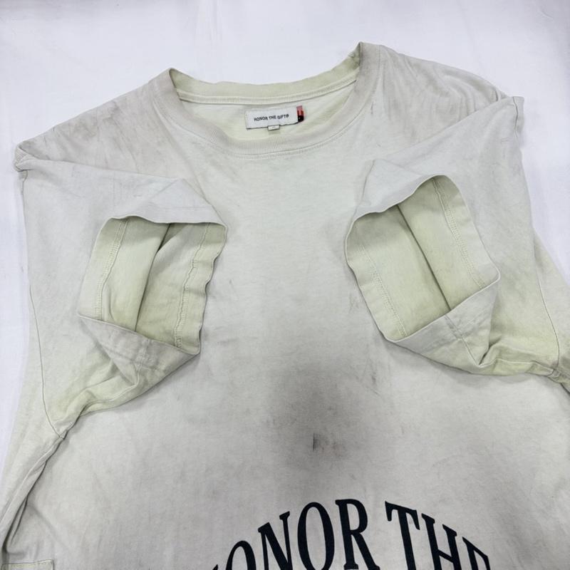 ＵＳフルギ US古着 Tシャツ 半袖 HONOR THE GIFT 半袖 グラフィック ロゴ プリント Tシャツ フェード USA製 XL ロゴ、文字 X プリント メンズ USED 古着 中古 50160697