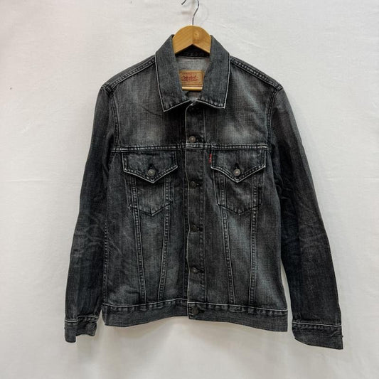 リーバイス Levi s ジャケット、上着 ジャンパー、ブルゾン 00s 70599 ブラック デニムジャケット ヴィンテージ加工 M 黒 / ブラック / black メンズ USED 古着 中古 50160701