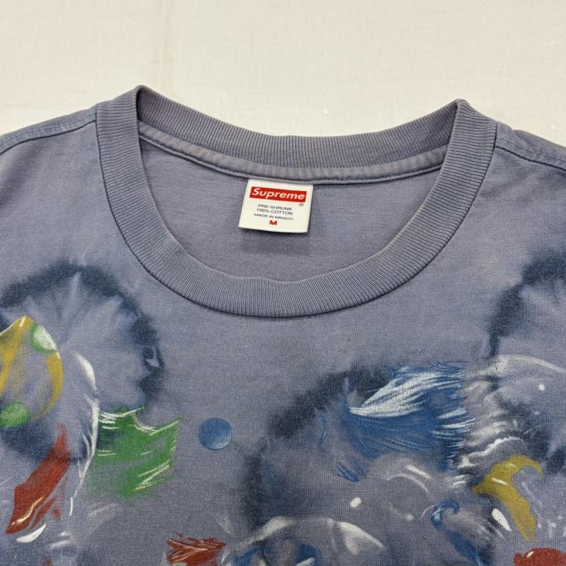 シュプリーム Supreme Tシャツ 半袖 2019AW Clowns Tee 半袖 ピエロ プリント Tシャツ ブリーチ加工 ロゴ M プリント X 総柄 X ロゴ、文字 マルチカラー / マルチカラー / multicolor メンズ USED 古着 中古 50160707