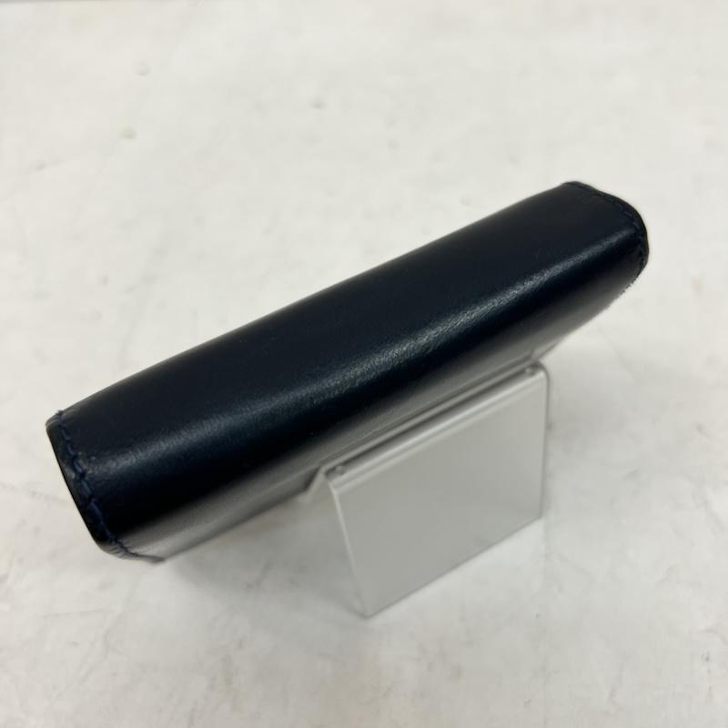 エムピウ m+ 財布 コンパクト財布 エムピウ ミッレフォッリエII P25 折り財布 - 紺 / ネイビー / navy メンズ USED 古着 中古 50160713