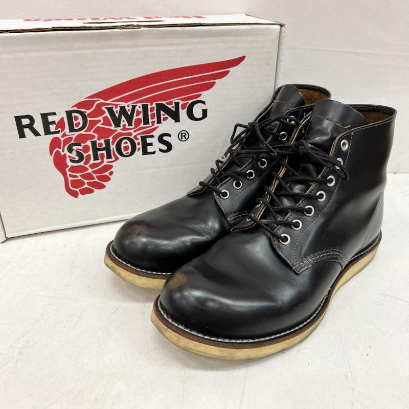レッドウィング RED WING ブーツ 一般 9870 アイリッシュセッター ワークブーツ 茶芯 クローンダイン 復刻犬タグ US：10 黒 / ブラック / black メンズ USED 古着 中古 50160715