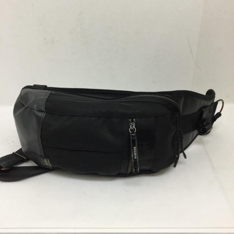 ポーター PORTER ボディバッグ ボディバッグ PORTER HEAT ヒート スリングショルダーバッグ ポーター ブラック ボディバッグ - 黒 / ブラック / black メンズ USED 古着 中古 50160719