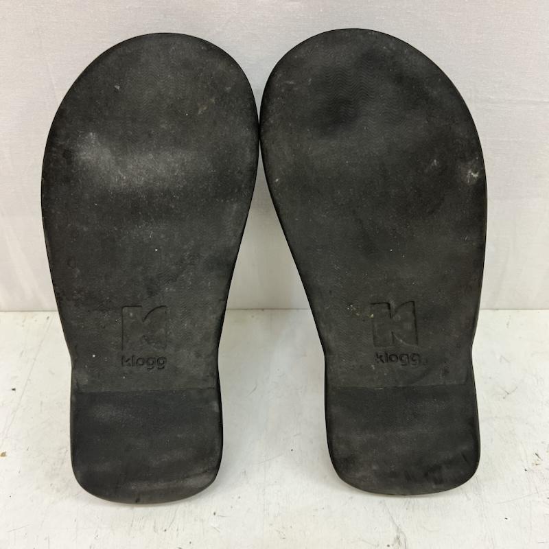 古着 USED シューズ シューズ KLOGG クロッグ ヴィーガンレザーシューズ サンダル 25.0cm 黒 / ブラック / black メンズ USED 古着 中古 50160720