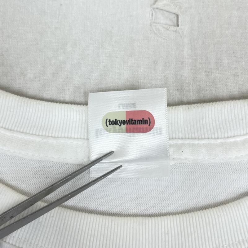 古着 USED Tシャツ 半袖 tokyo vitamin トーキョービタミン I LOVE TOKYO TEE Tシャツ L ロゴ、文字 白 / ホワイト / white メンズ USED 古着 中古 50160728