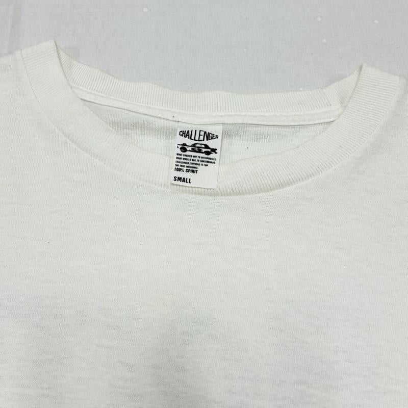 チャレンジャー CHALLENGER Tシャツ 半袖 Dickies ディッキーズ コラボ 半袖 ロゴ プリント Tシャツ S ロゴ、文字 X プリント 白 / ホワイト / white X 黒 / ブラック / black X 橙 / オレンジ / orange メンズ USED 古着 中古 50160737