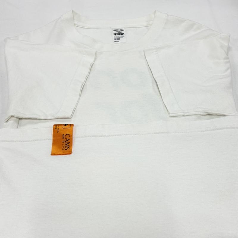 チャレンジャー CHALLENGER Tシャツ 半袖 Dickies ディッキーズ コラボ 半袖 ロゴ プリント Tシャツ S ロゴ、文字 X プリント 白 / ホワイト / white X 黒 / ブラック / black X 橙 / オレンジ / orange メンズ USED 古着 中古 50160737