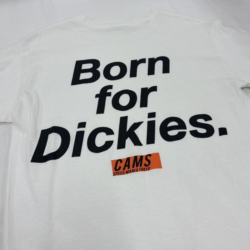 チャレンジャー CHALLENGER Tシャツ 半袖 Dickies ディッキーズ コラボ 半袖 ロゴ プリント Tシャツ S ロゴ、文字 X プリント 白 / ホワイト / white X 黒 / ブラック / black X 橙 / オレンジ / orange メンズ USED 古着 中古 50160737